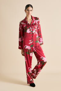 Lila Tardieu Red Floral Pajamas